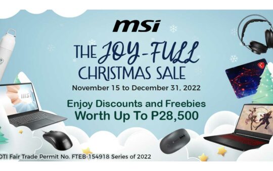 MSI Details Christmas Holiday 2022 Promo