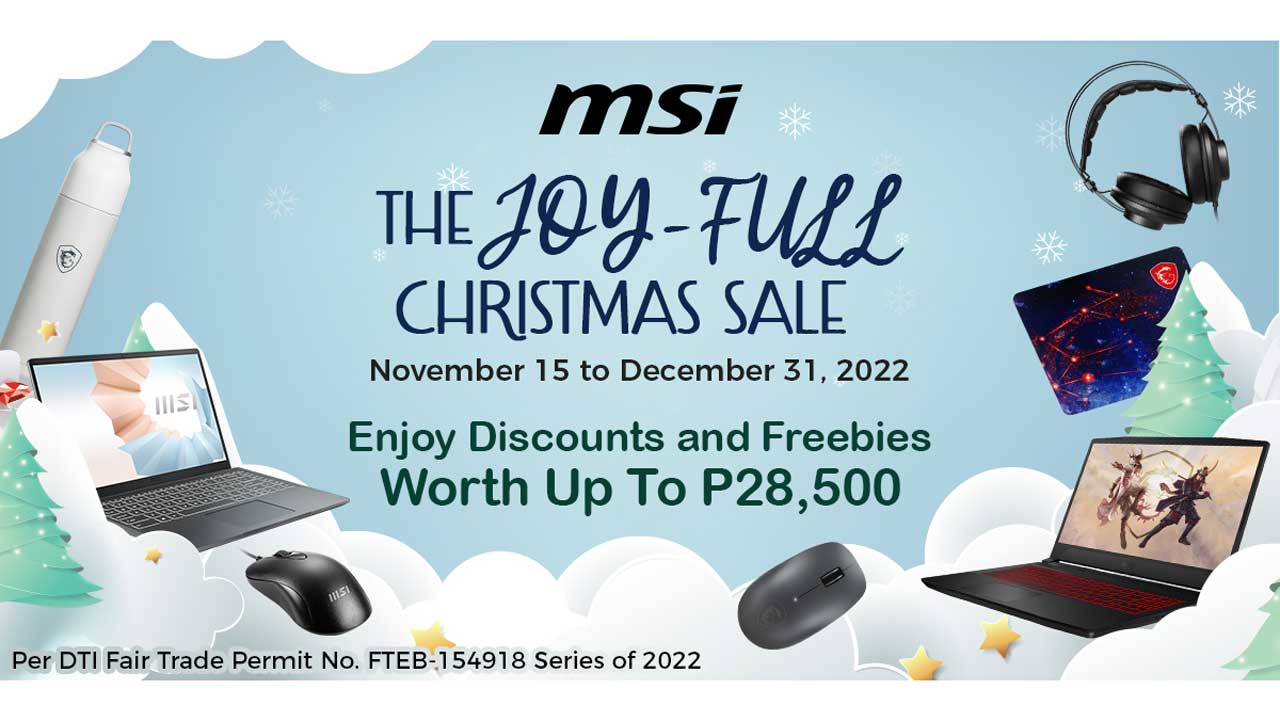 MSI Details Christmas Holiday 2022 Promo