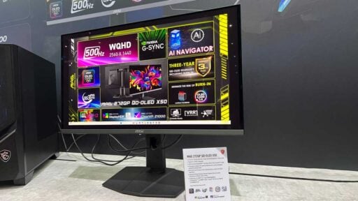 MSI Unveils 500 Hz MAG 272QP QD OLED X50 Monitor