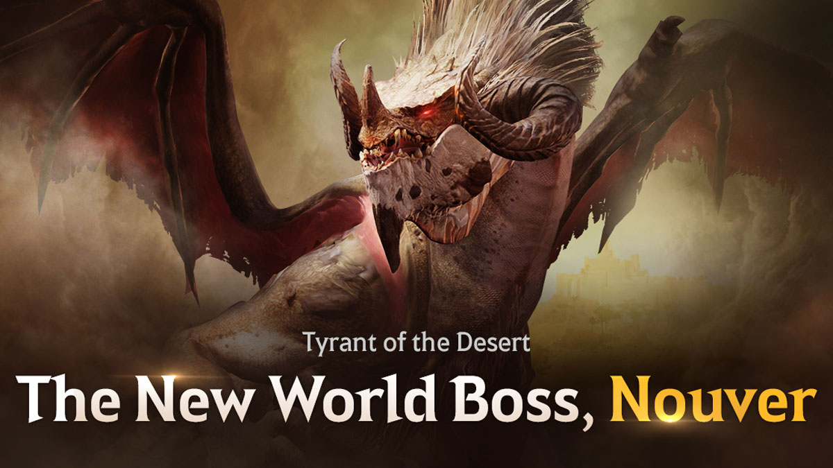 Menacing World Boss Nouver Unleashed in Black Desert Mobile