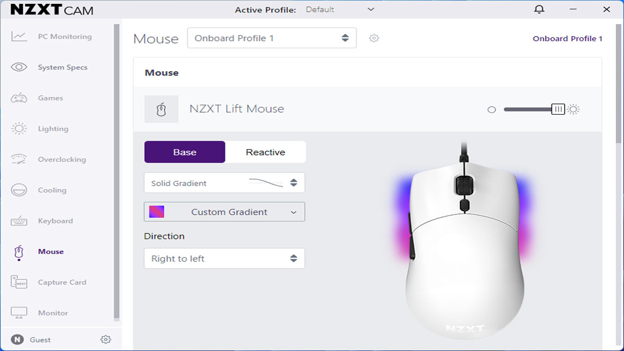 NZXT Lift Gaming Mouse 3
