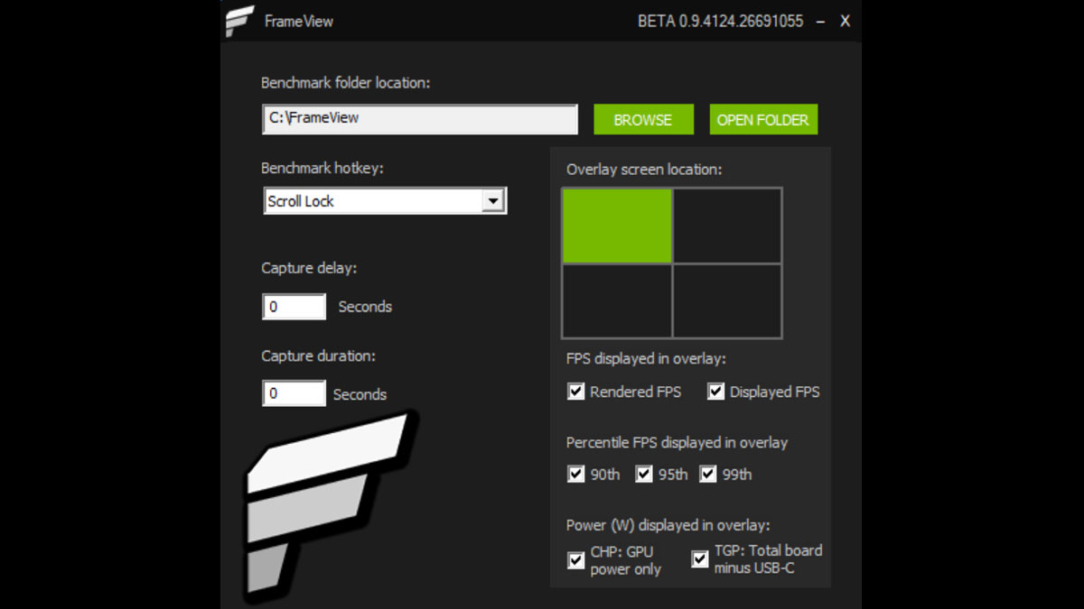 Nvidia Launches FrameView Benchmarking Tool
