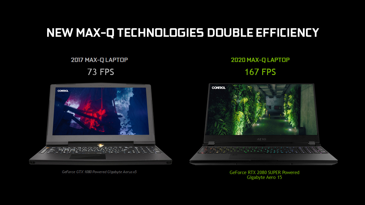 Nvidia GeForce RTX Max Q Laptop PR 2