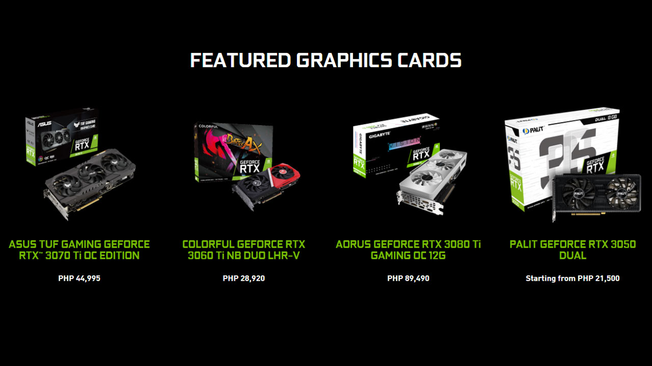 Nvidia Restock RTX 30 PR 3