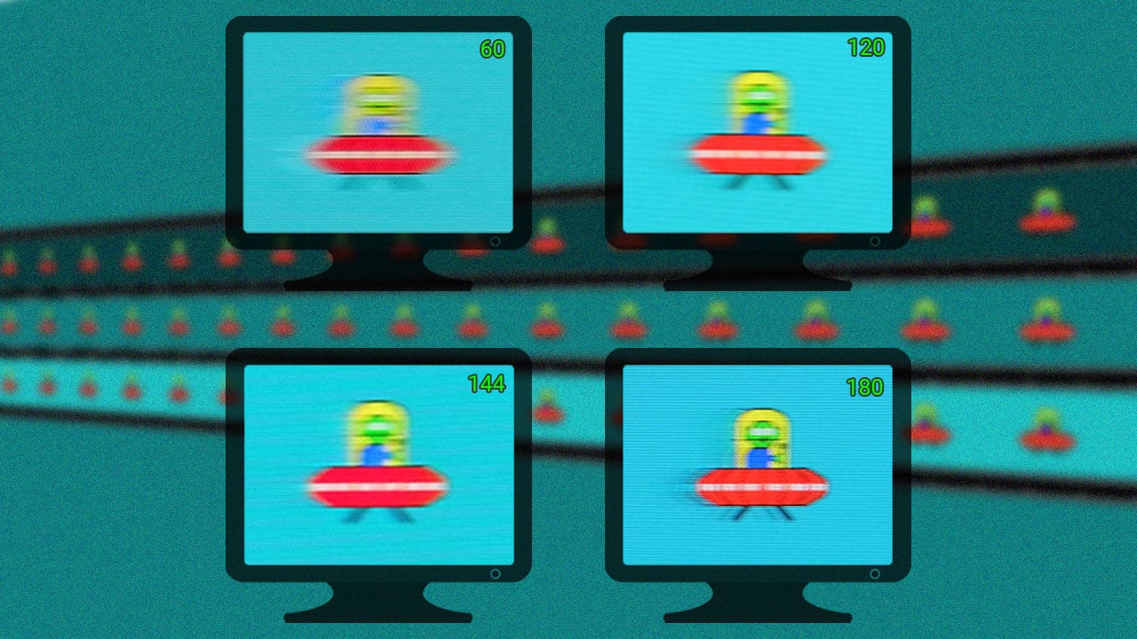 Overclocked vs Native Refresh Rate Monitor 2