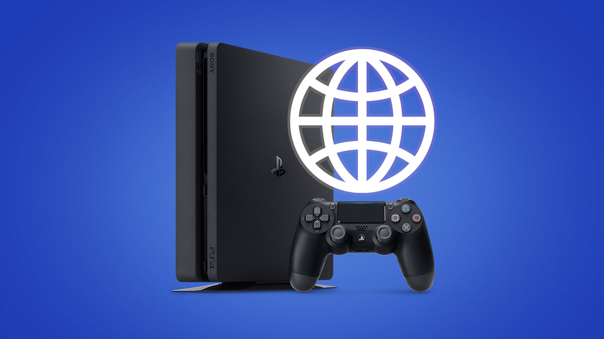 Where is the Internet Browser on a Console (PS4)