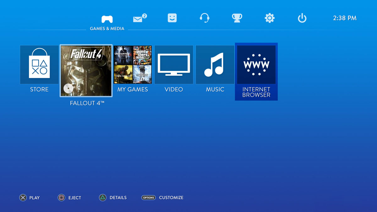 How to Use the PS4 Web Browser