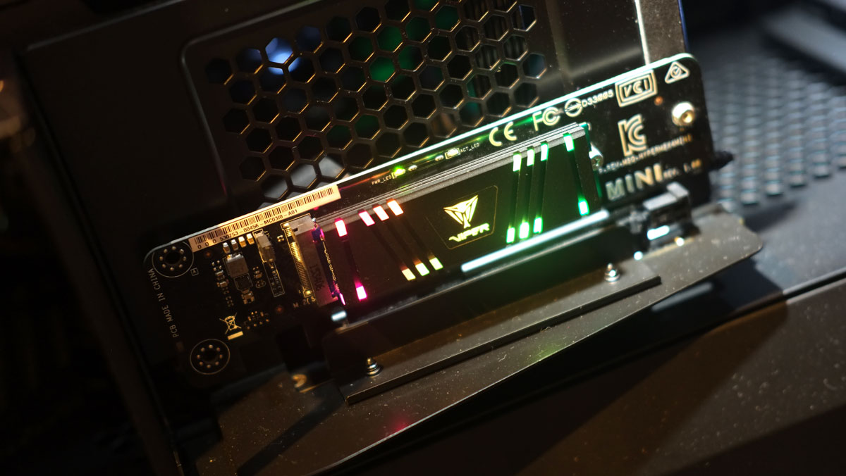 Patriot Previews Viper VPR100 1TB M.2 RGB SSD at Computex