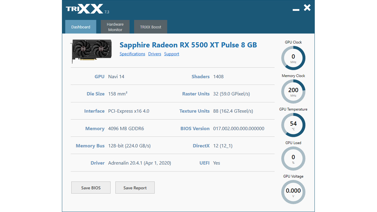 SAPPHIRE Pulse Radeon RX 5500 XT 3