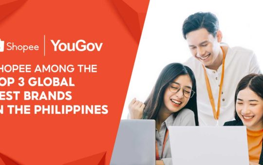 Shopee Ranks 3rd at YouGov Global Best Brand 2021