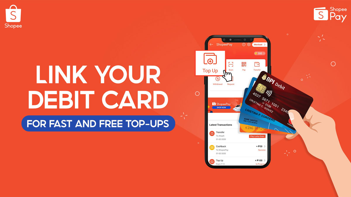 ShopeePay now Accepts Debit Cards for Easy Top-Ups