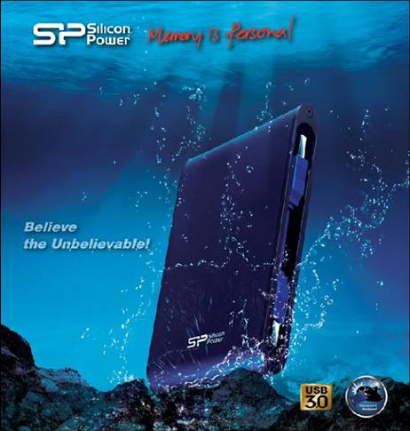 Silicon Power Flaunts Armor A80: Shock Proof & Water Proof!