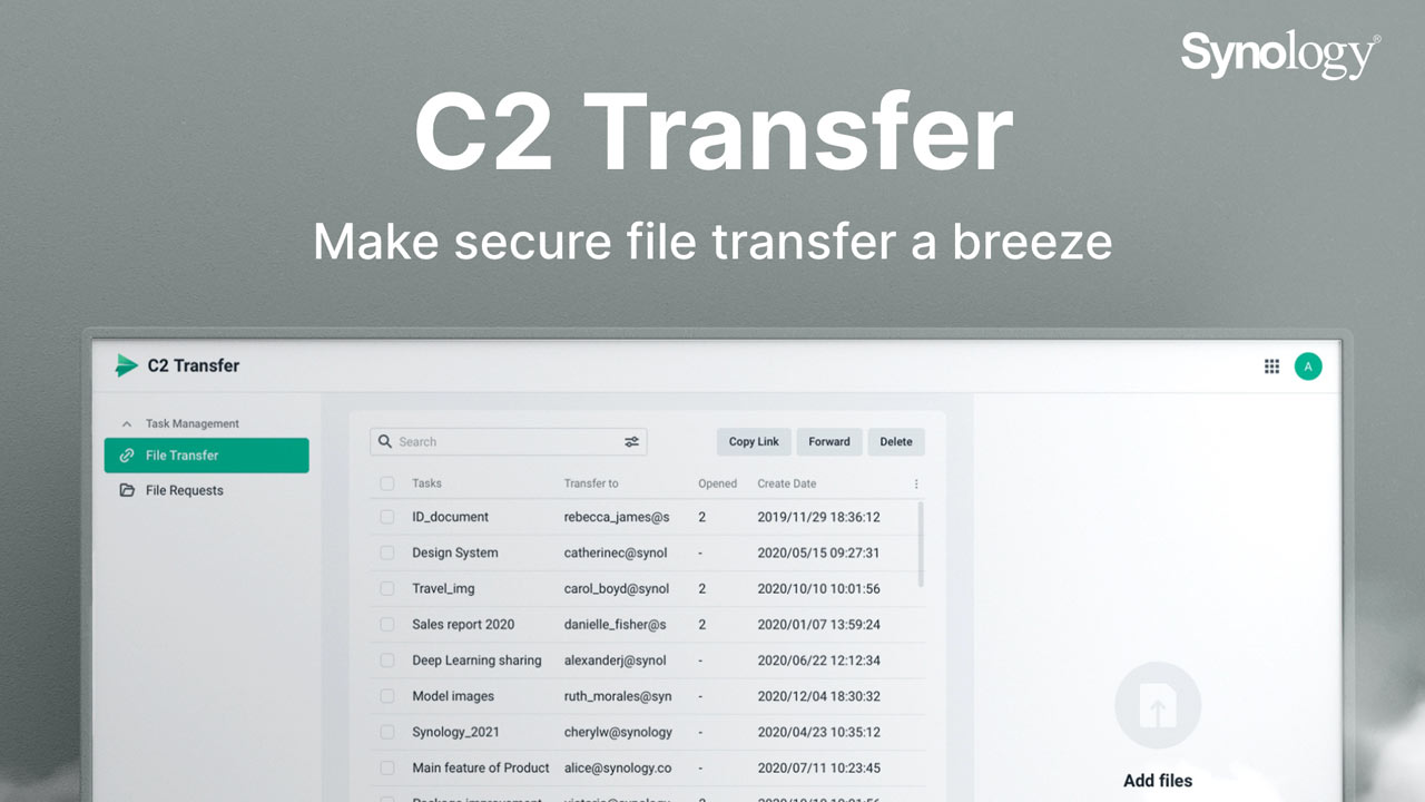 Synology Announces C2 Transfer: Secure File Transfer Solution