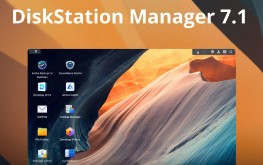 Synology Releases DiskStation Manager 7.1