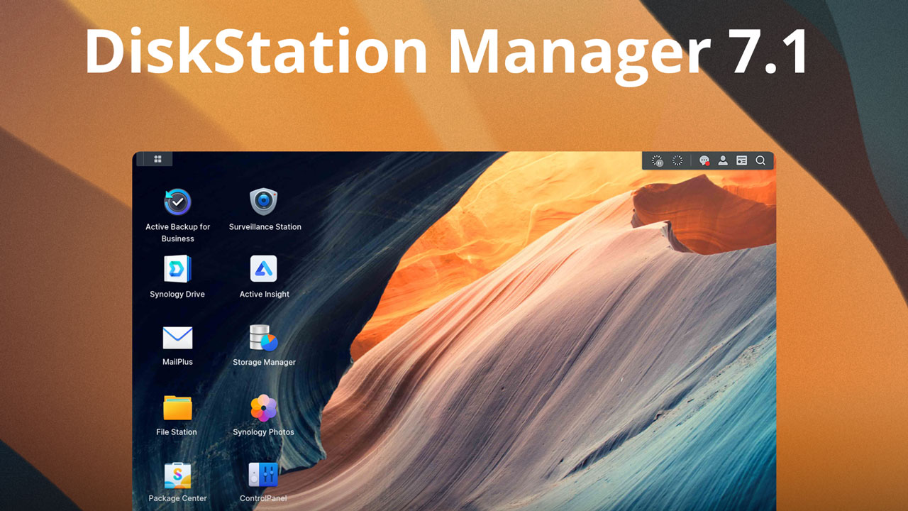 Synology Releases DiskStation Manager 7.1