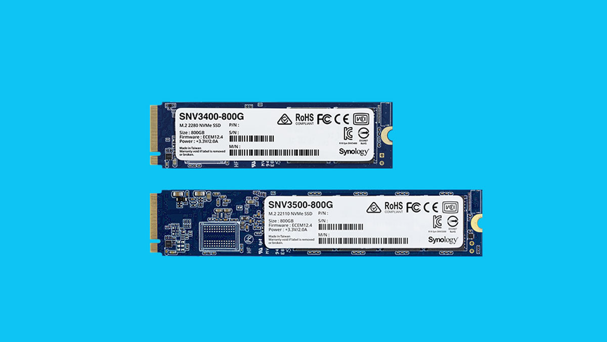 Synology Releases High-Capacity SSD and 10/25GbE NIC