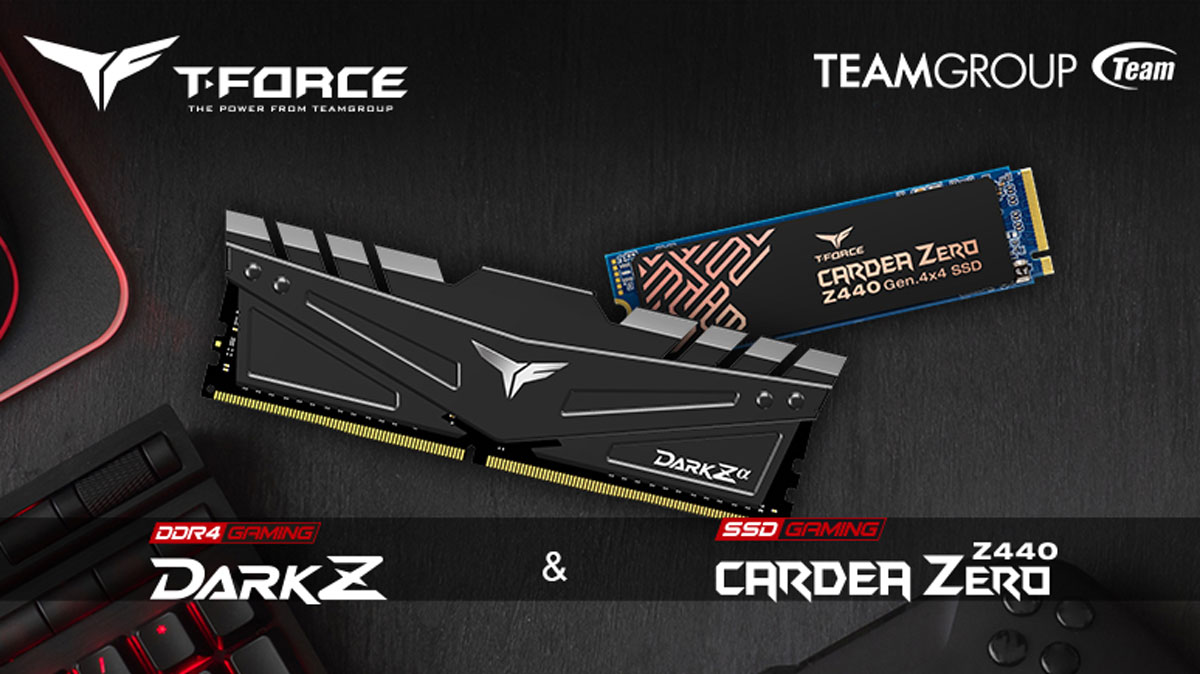 T-FORCE Releases Dark Z DDR4 and Cardea ZERO Z440 Gen4 SSD