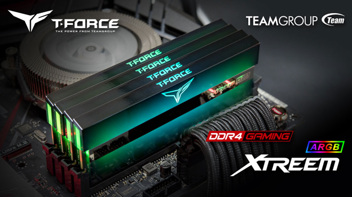 T-FORCE XTREEM ARGB Memory Takes World Record for Quad Channel Kits