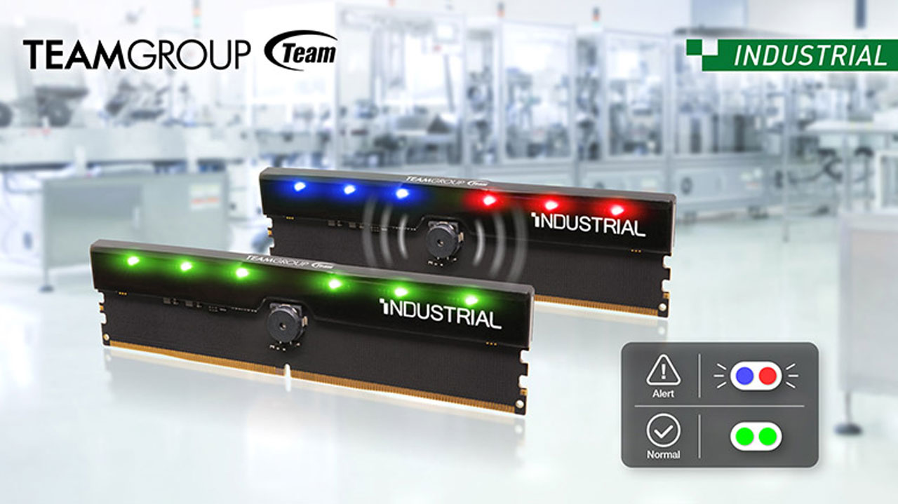 TEAMGROUP Outs Industrial DDR5-5600 Memory with RGB Alert