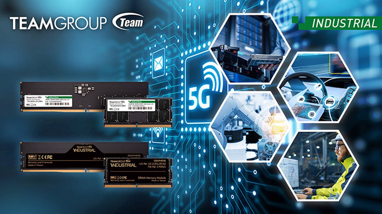 TEAMGROUP Industrial DDR5 UDIMM SODIMM PR