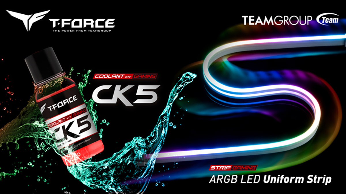 TEAMGROUP Releases T-FORCE Coolant Kit and RGB Strip
