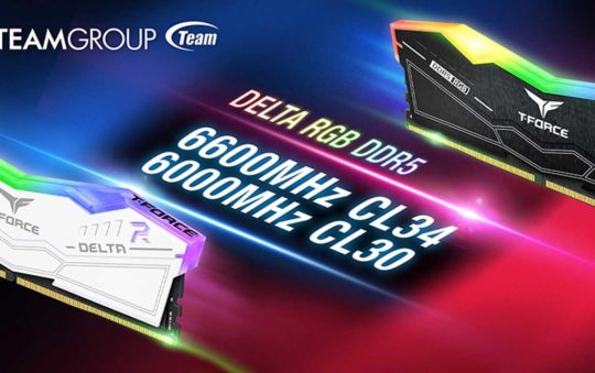 TEAMGROUP Unveils DDR5-6600 T-FORCE DELTA RGB Memory