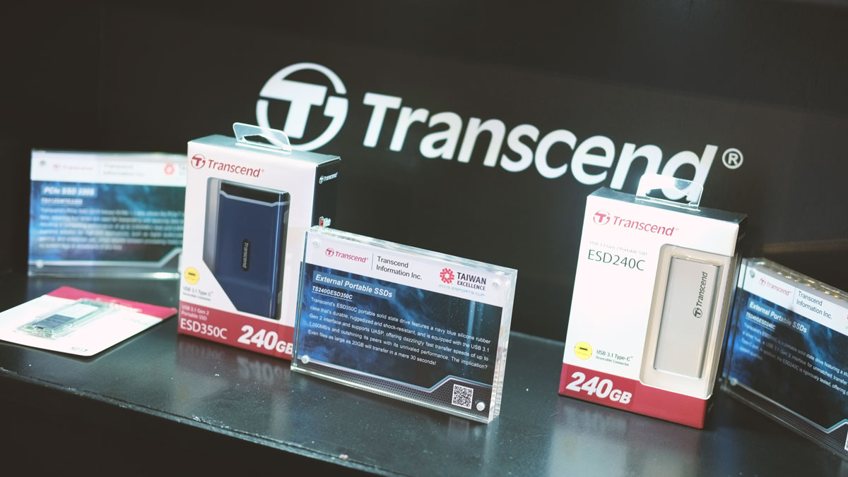 Transcend Showcases Products at Taiwan Excellence Esports Cup 2019