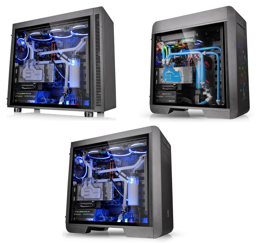 Thermaltake Releases Tempered Glass Edition Chassis Series