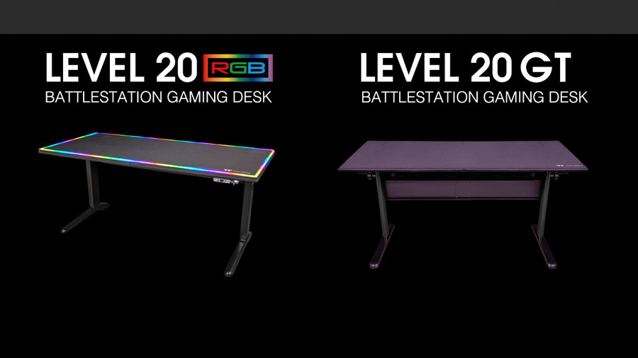 Level 20 BattleStation RGB Gaming Desk