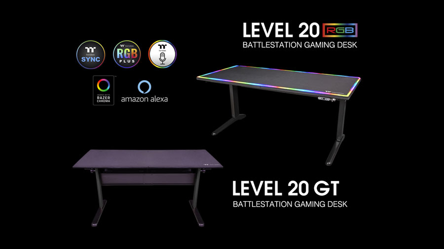 Thermaltake Unveils Level 20 BattleStation Gaming Desks