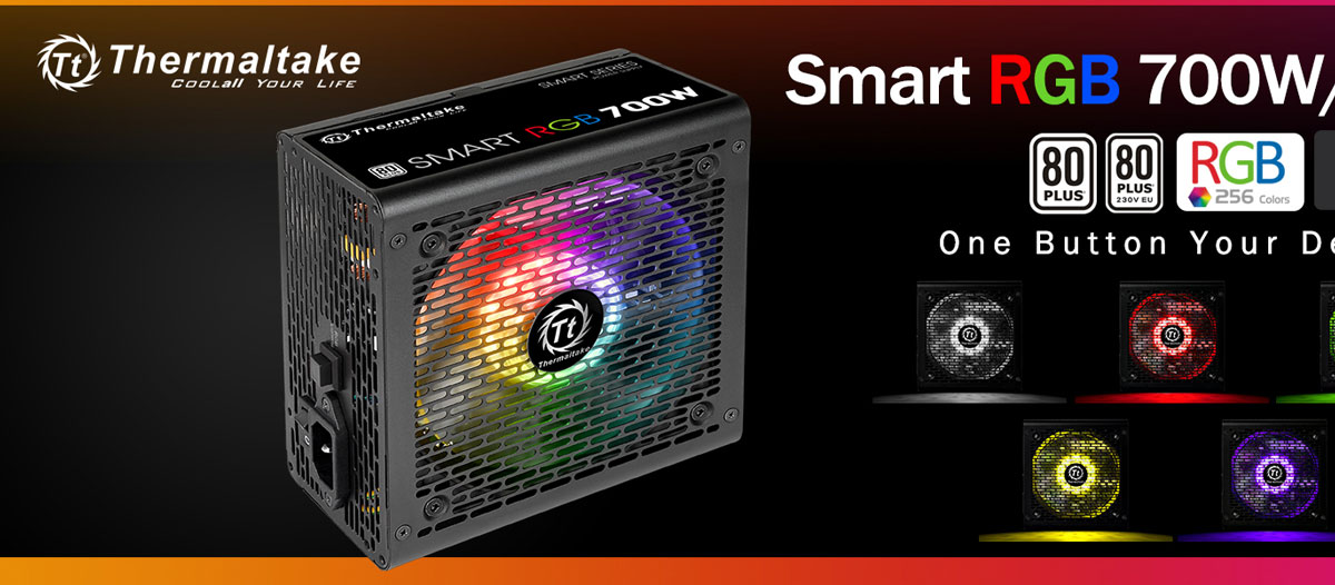 Thermaltake Releases The Value Oriented Smart RGB PSU Series