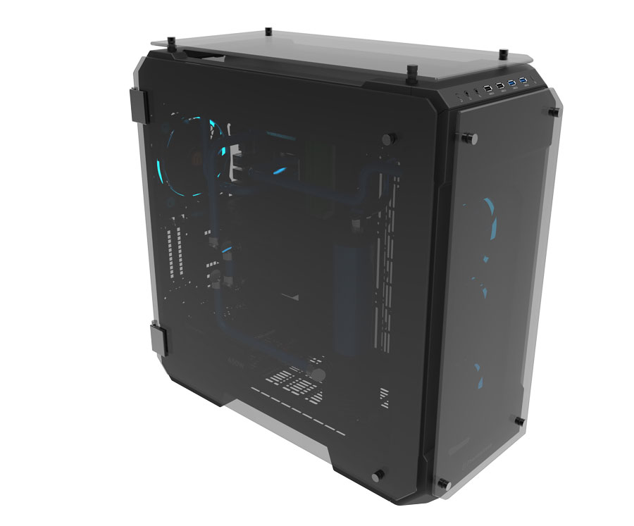 Thermaltake Unveils the Tempered Glass View 71 TG Edition Chassis
