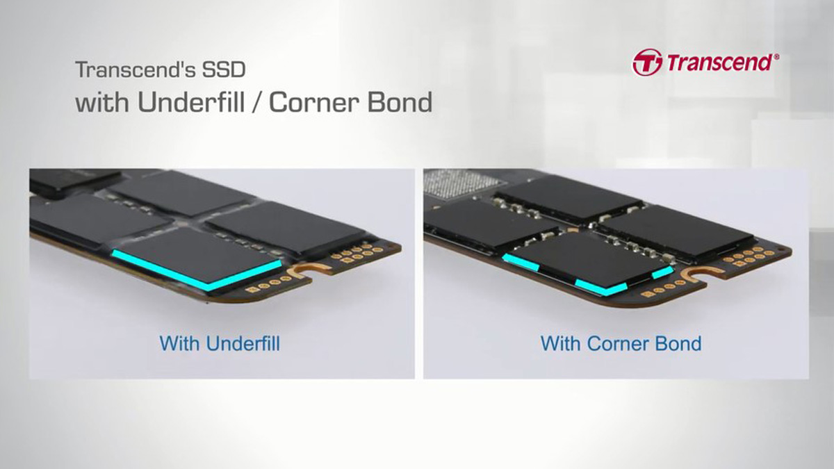 Transcend Offers Corner Bond and Underfill Options for Embedded Solutions