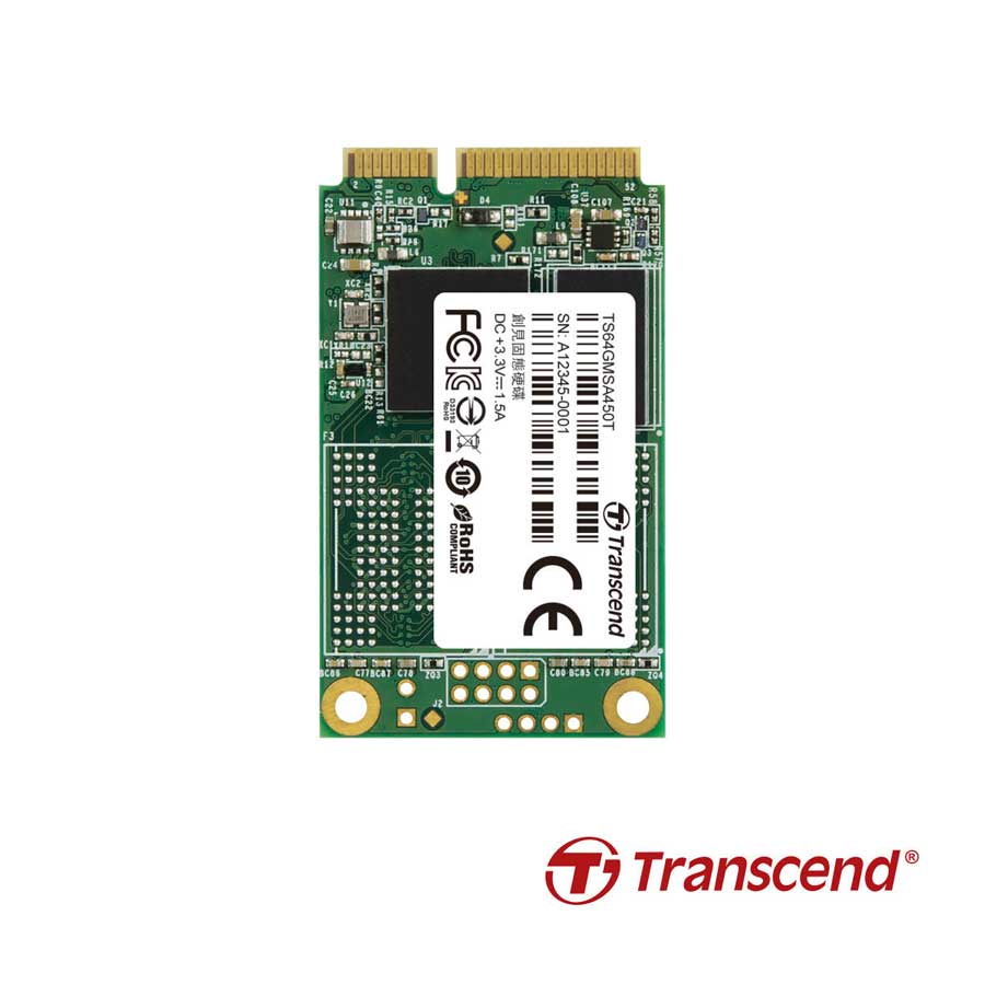 Transcend Announces MSA450T mSATA SSD