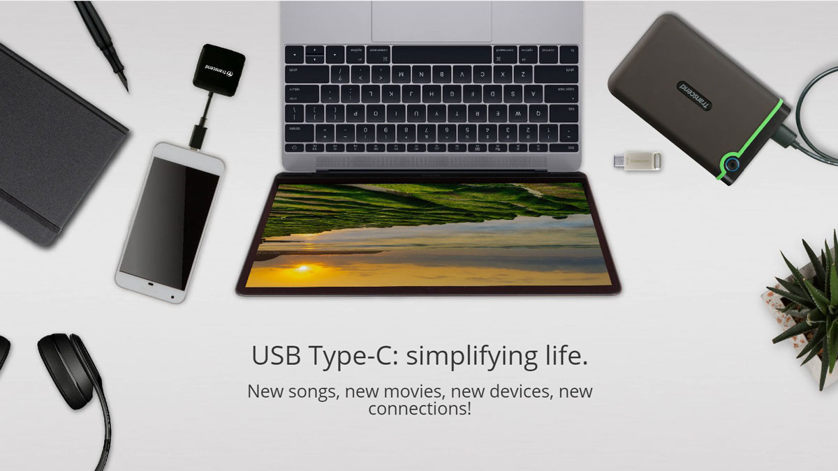 Transcend Aims to Simplify Life with USB Type-C Storage Solutions