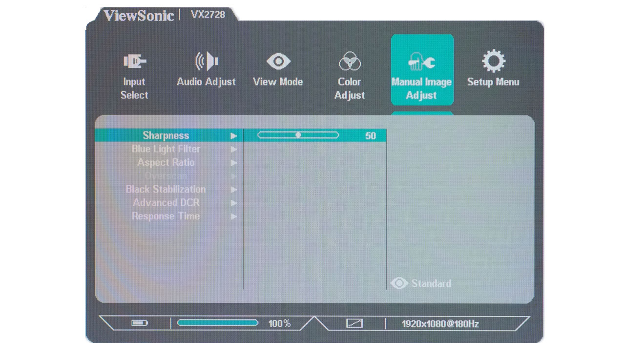 ViewSonic Omni VX2728 OSD 2