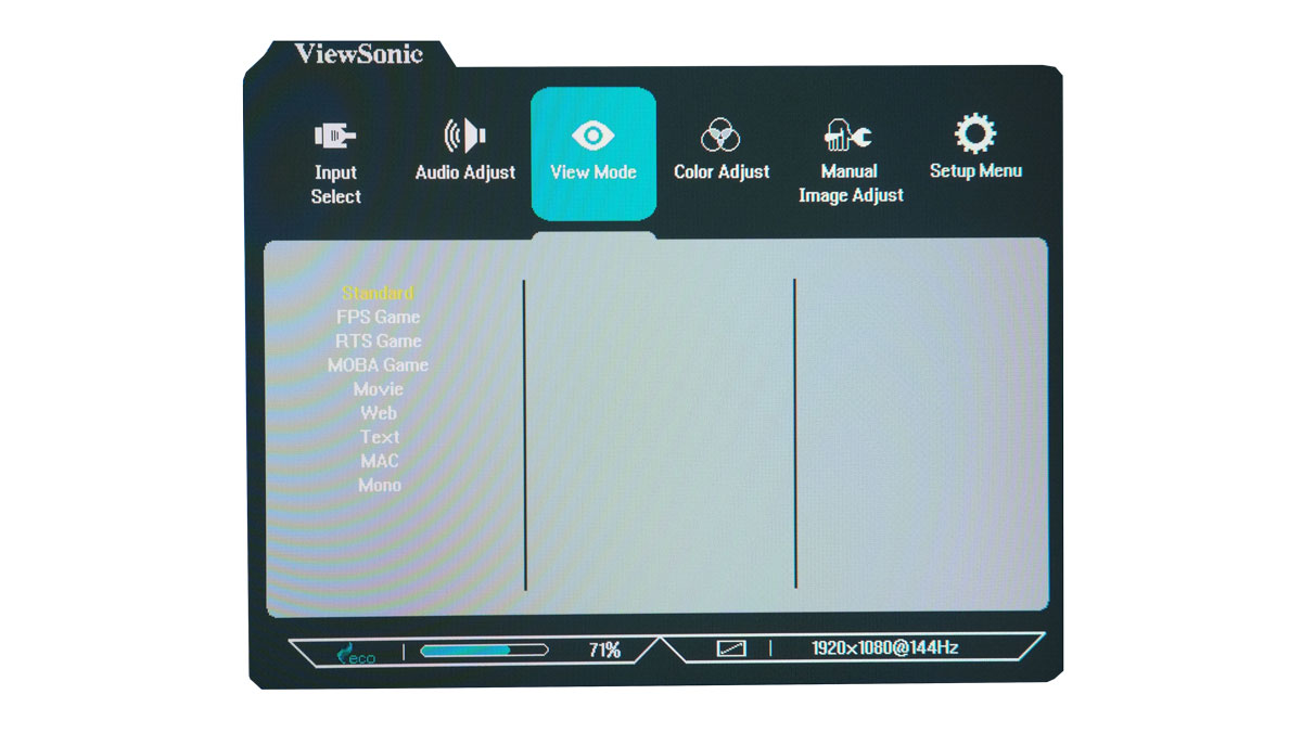 ViewSonic XG2405 OSD 3