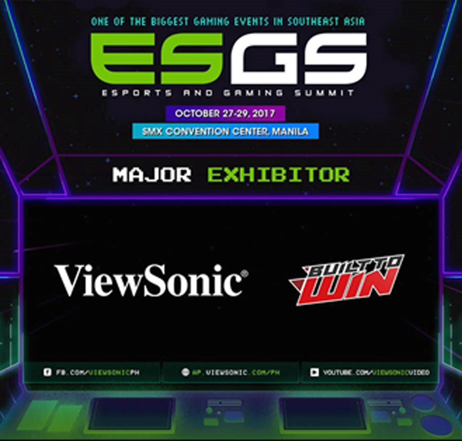 ViewSonic to Showcase XG Series Gaming Monitors at ESGS 2017