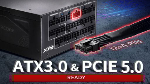 XPG ATX 3.0 Compliant PSU PR