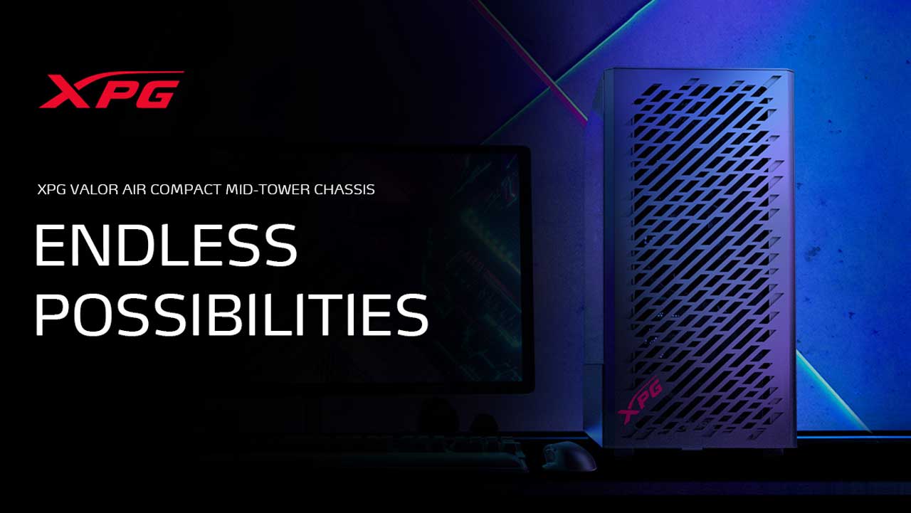 XPG Unveils VALOR AIR Mid-Tower Chassis