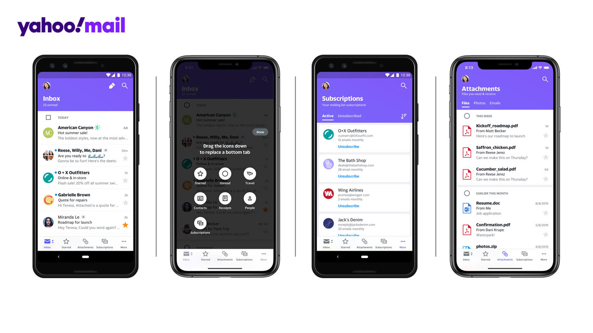 yahoo mail app crashing