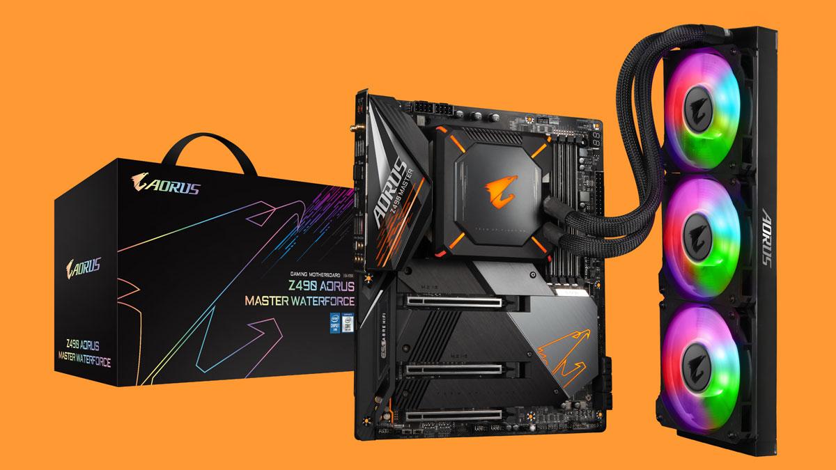GIGABYTE Unveils Z490 AORUS MASTER WATERFORCE with AIO Cooler
