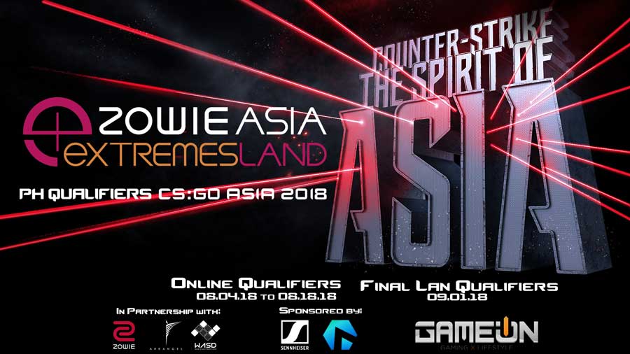ZOWIE Announces eXTREMESLAND PH Qualifiers 2018