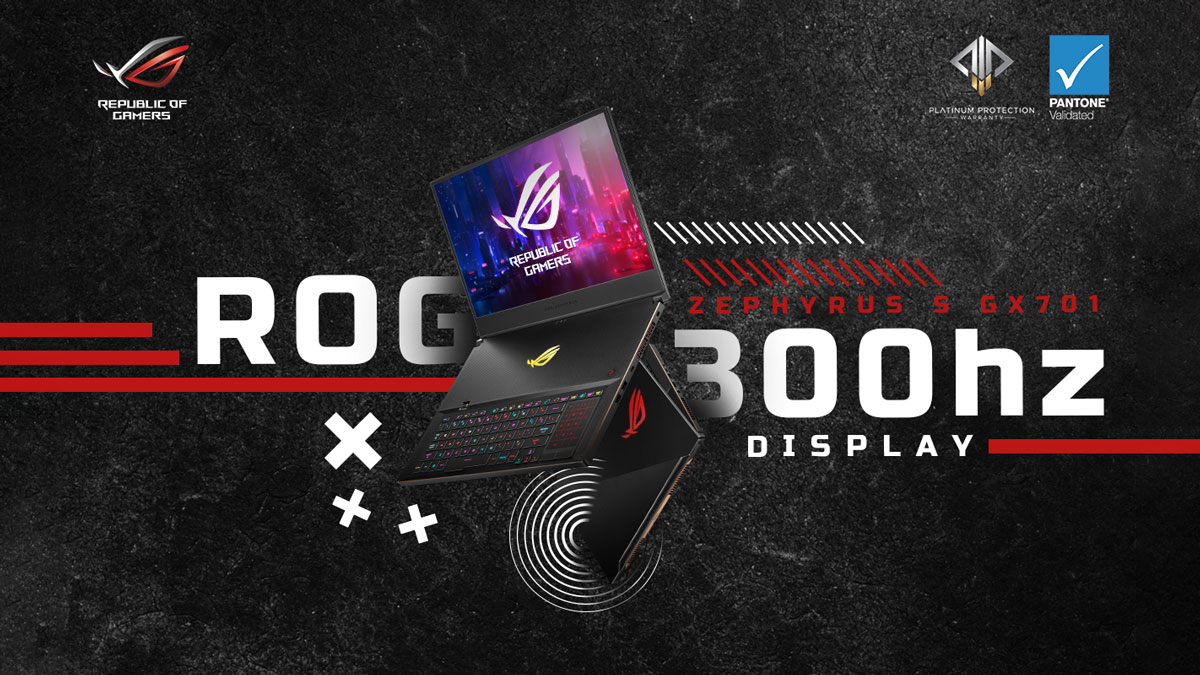 ASUS ROG Zephyrus S GX701 with 300Hz Display is Now Available