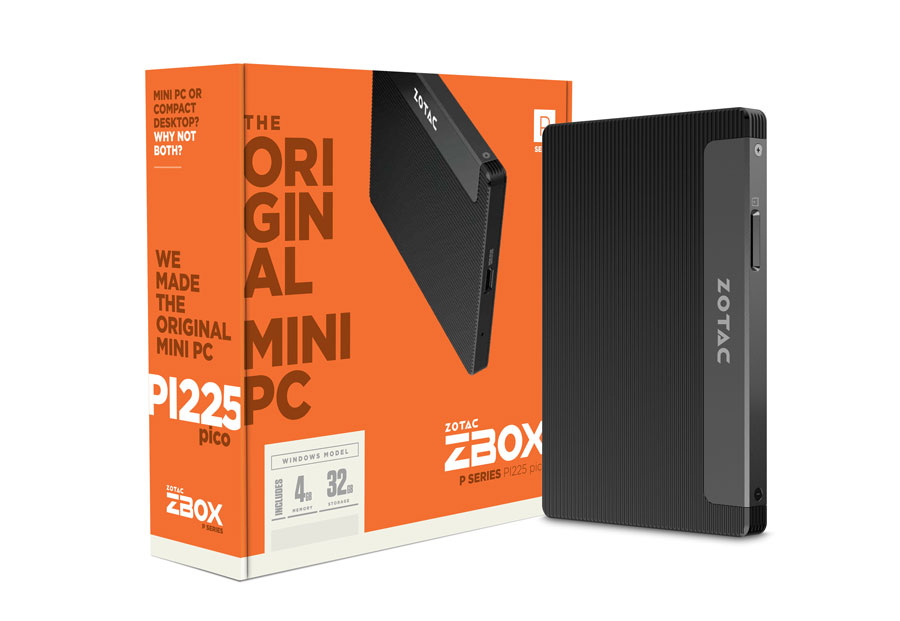 ZOTAC ZBOX PI225 won iF DESIGN AWARD 2018
