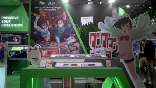 agi anime collabs color changing heatsink computex 5