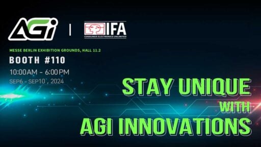 agi technology storage memory solutions at ifa 2024