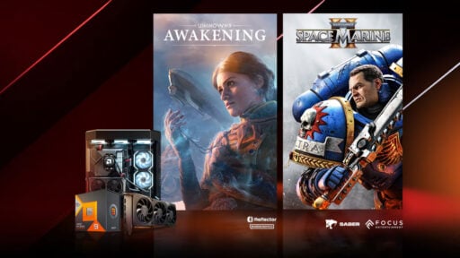 amd bundles free warhammer 40k space marine 2 with purchase 1
