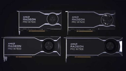 amd radeon pro w7500 w7600 pr