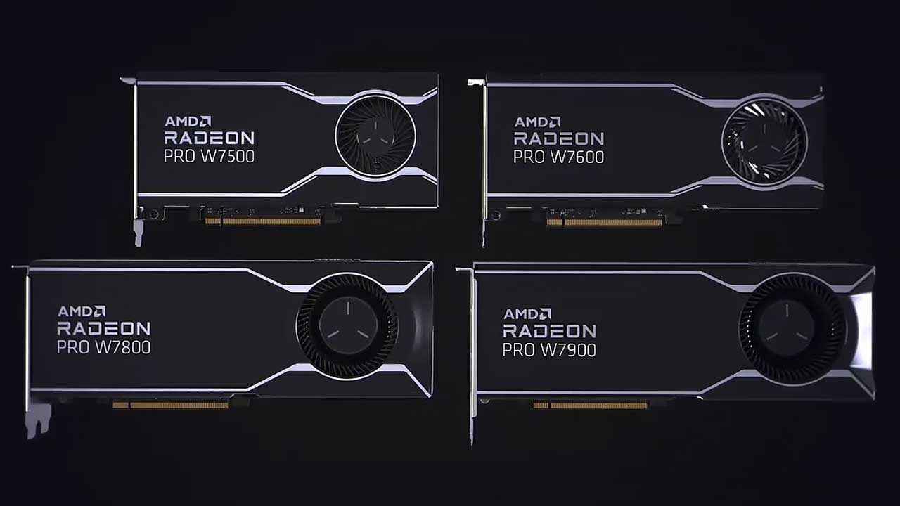 AMD Adds Radeon PRO W7500 and W7600 to its Portfolio
